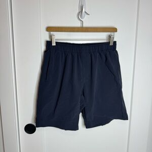 Olivers Navy Blue Athletic Running Shorts Drawstring Size Large